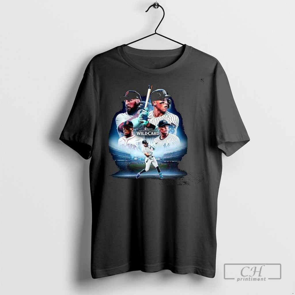 New York Yankees Vs Boston Red Sox Wildcard American - Adult & Kids T-Shirts, Sweatshirts & Hoodies apparel design preview 1