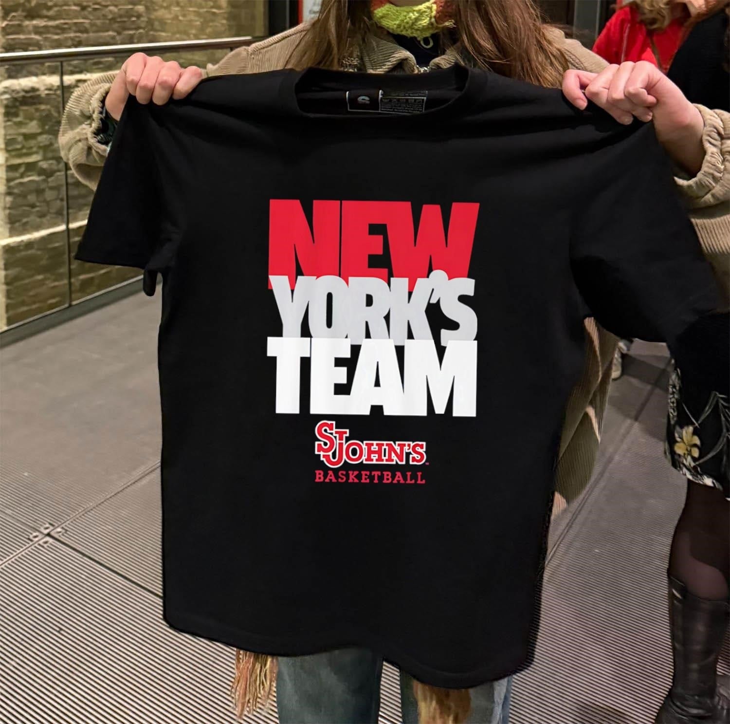 New York's Team St John's Basketball - Adult & Kids T-Shirts, Sweatshirts & Hoodies apparel design preview 2