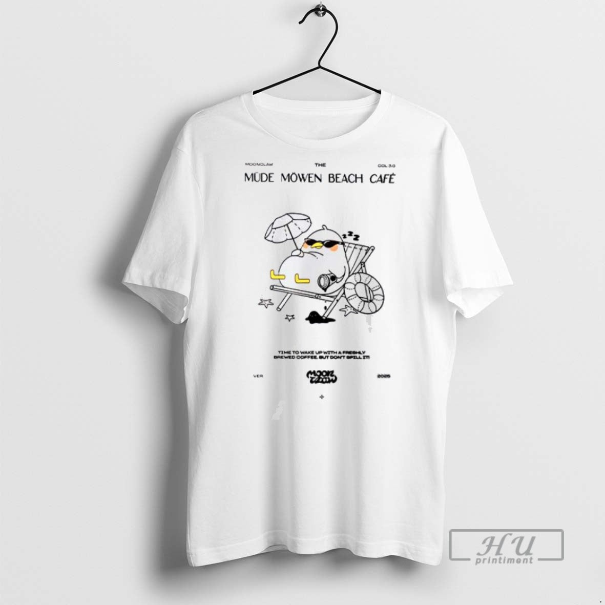 New Mahluna Mude Mowen Beach Cafe 2025 - Adult & Kids T-Shirts, Sweatshirts & Hoodies apparel design preview 1