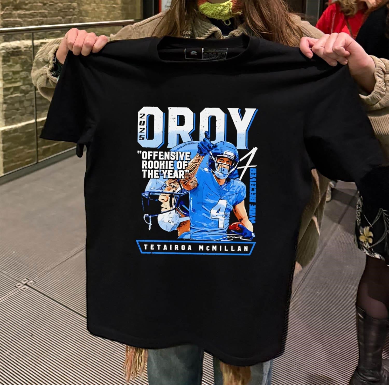 2025 OROY Offensive Rookie Of The Year Tetairoa - Adult & Kids T-Shirts, Sweatshirts & Hoodies apparel design preview 2