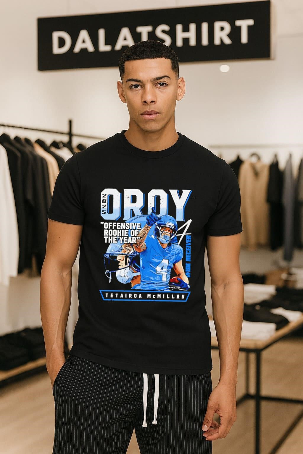 2025 OROY Offensive Rookie Of The Year Tetairoa - Adult & Kids T-Shirts, Sweatshirts & Hoodies apparel design preview 1