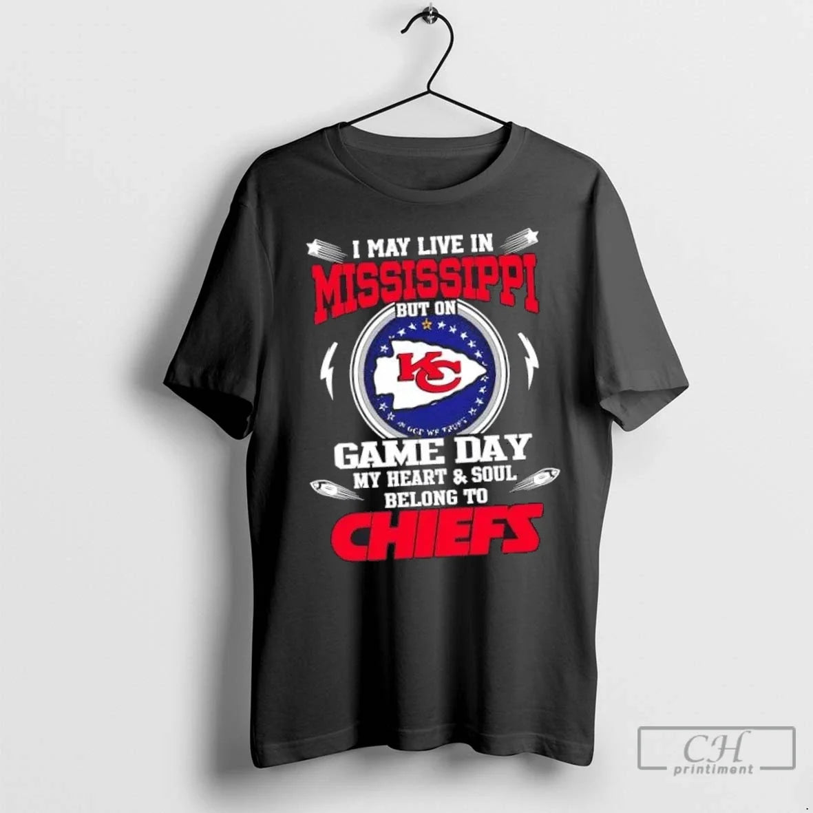 Nice I May Live In Mississippi But On Game Day My - Adult & Kids T-Shirts, Sweatshirts & Hoodies apparel design preview 1