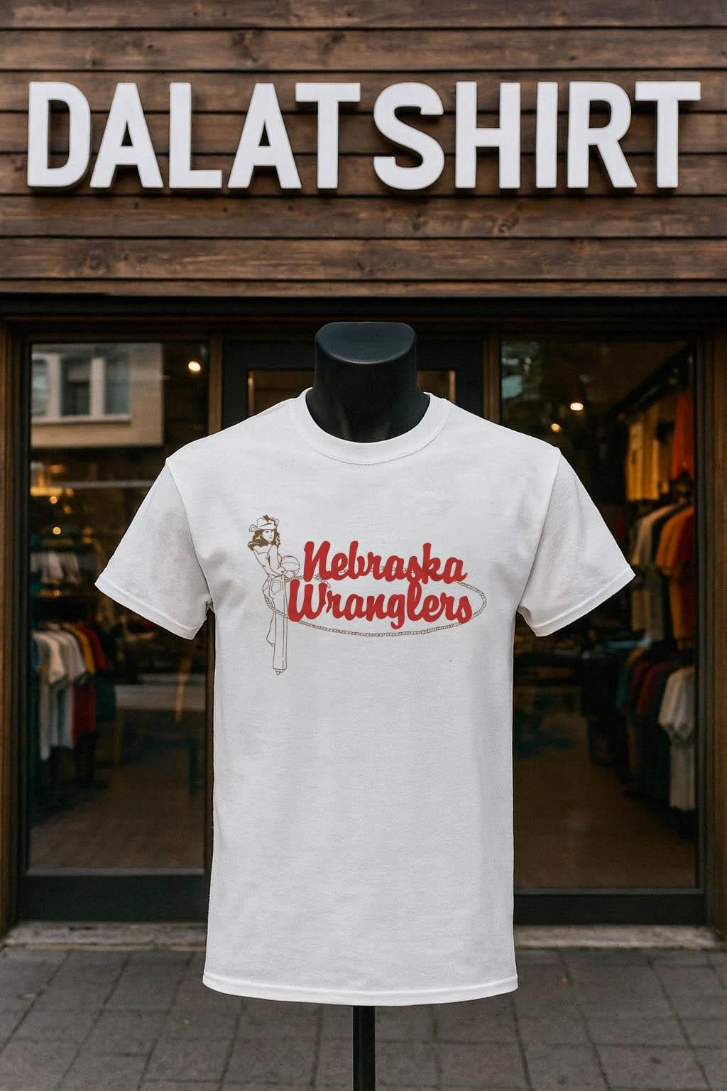Nebraska Wranglers Women's Pro Basketball logo - Adult & Kids T-Shirts, Sweatshirts & Hoodies apparel design preview 1