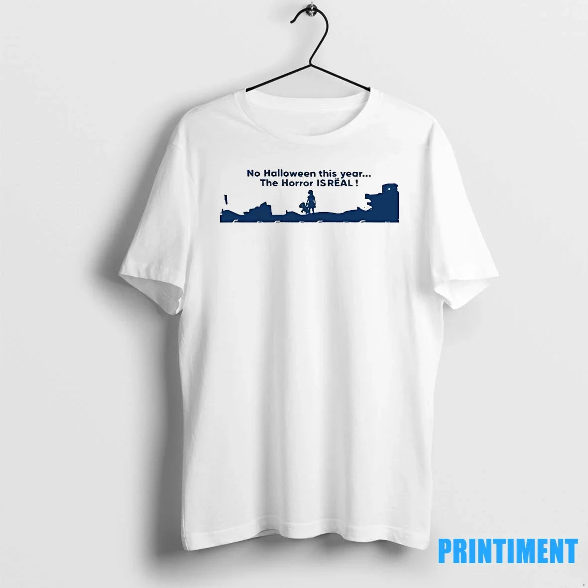 No Halloween This Year The Horror Is Real Israel - Adult & Kids T-Shirts, Sweatshirts & Hoodies apparel design preview 1