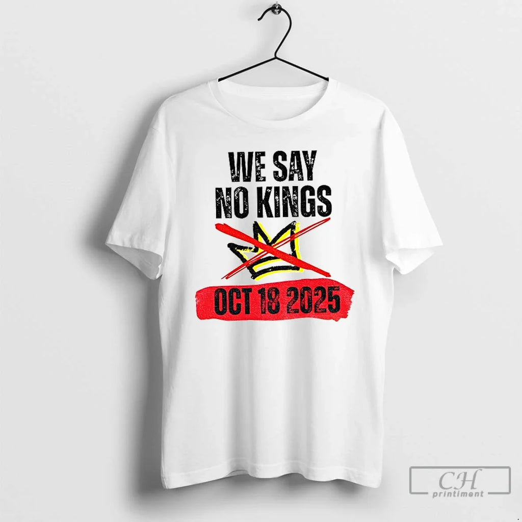 No Kings In America 18 October 2025 - Adult & Kids T-Shirts, Sweatshirts & Hoodies apparel design preview 1