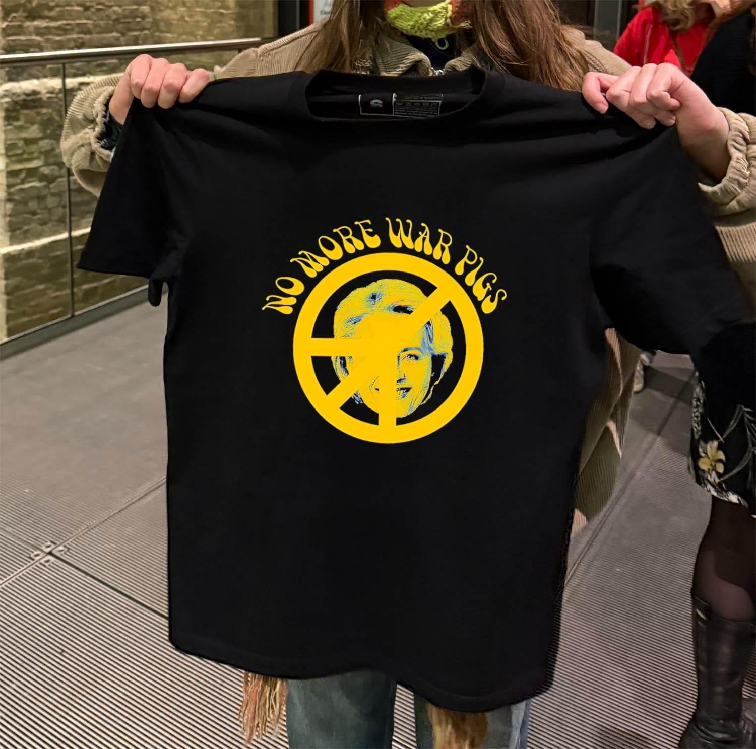 No More War Pigs Peace - Adult & Kids T-Shirts, Sweatshirts & Hoodies apparel design preview 2