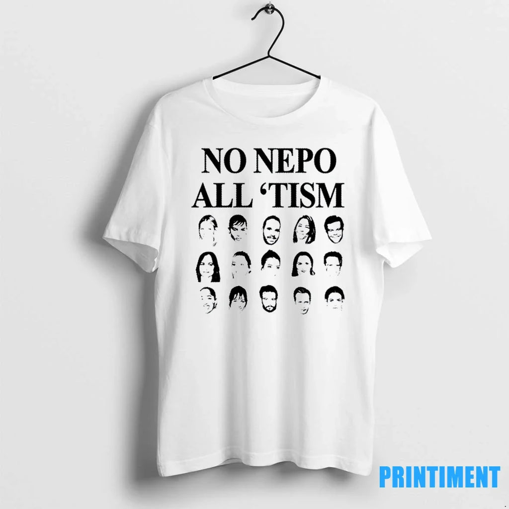 No Nepo All Tism Faces Sweater - Adult & Kids T-Shirts, Sweatshirts & Hoodies apparel design preview 1