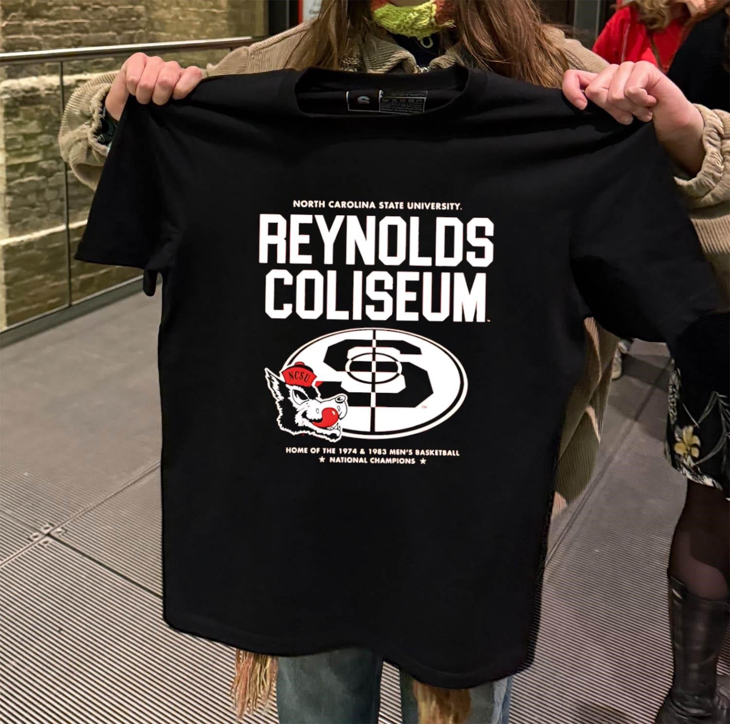 North Carolina State University Reynolds Coliseum - Adult & Kids T-Shirts, Sweatshirts & Hoodies apparel design preview 2
