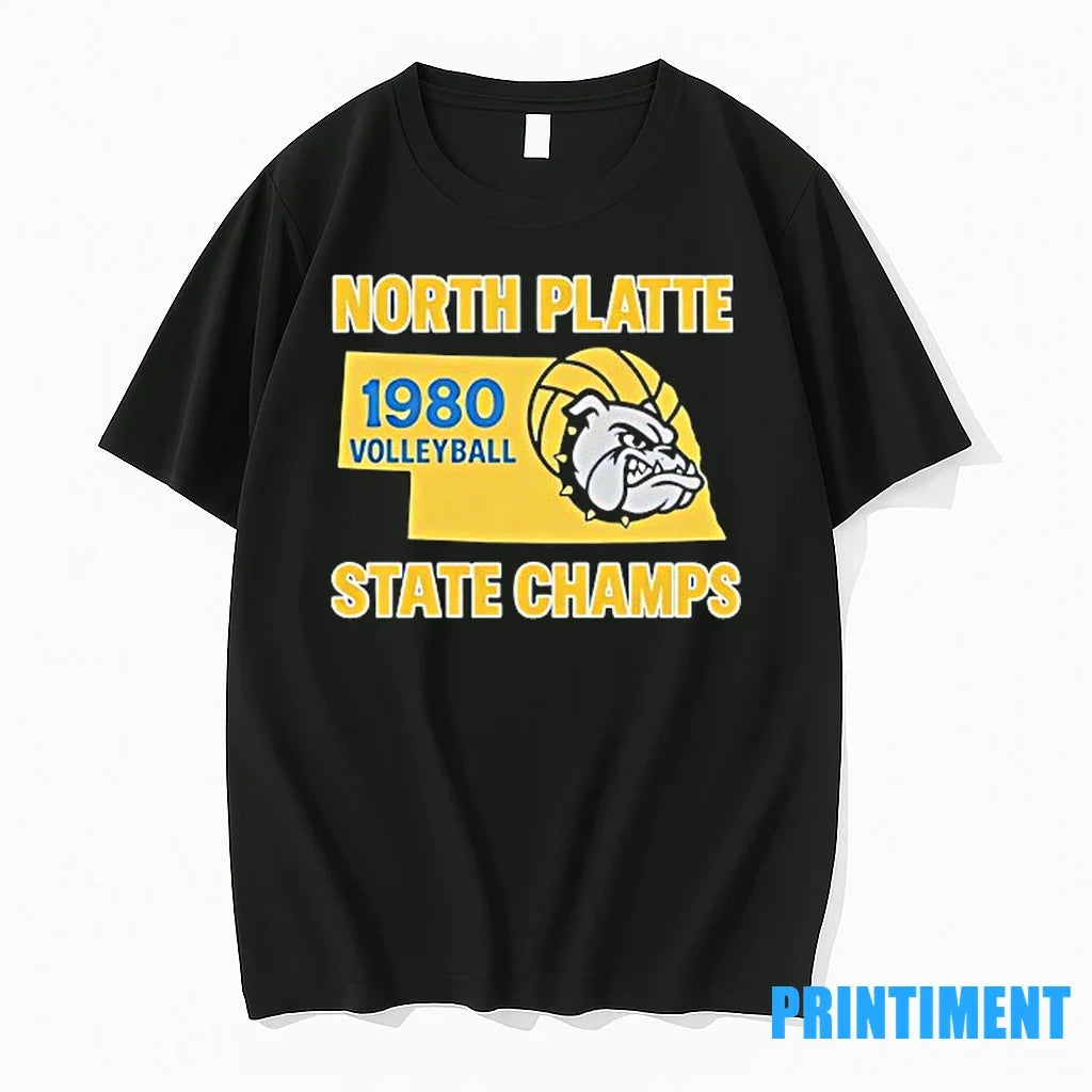 North Platte 1980 Volleyball State Champs Sweater - Adult & Kids T-Shirts, Sweatshirts & Hoodies apparel design preview 1