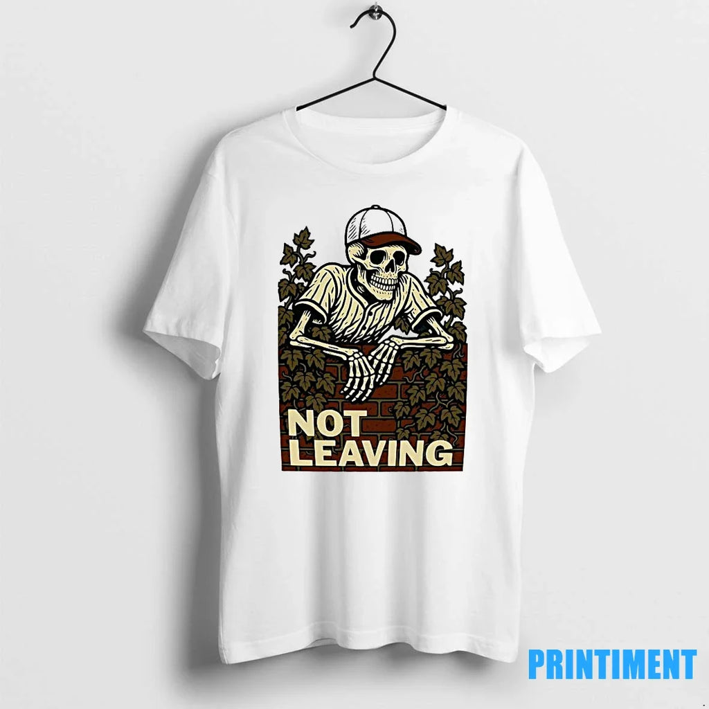 Not Leaving Skeleton Sweater - Adult & Kids T-Shirts, Sweatshirts & Hoodies apparel design preview 1