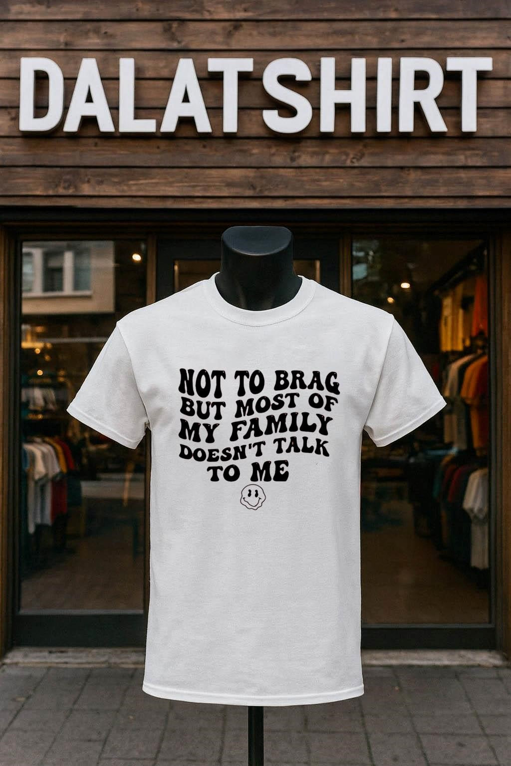 Not To Brag But Most Of My Family Doesn't Talk Me - Adult & Kids T-Shirts, Sweatshirts & Hoodies apparel design preview 1