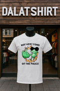 Not Very Fond Of The Police Frog Middle Finger - Adult & Kids T-Shirts, Sweatshirts & Hoodies apparel design preview 1