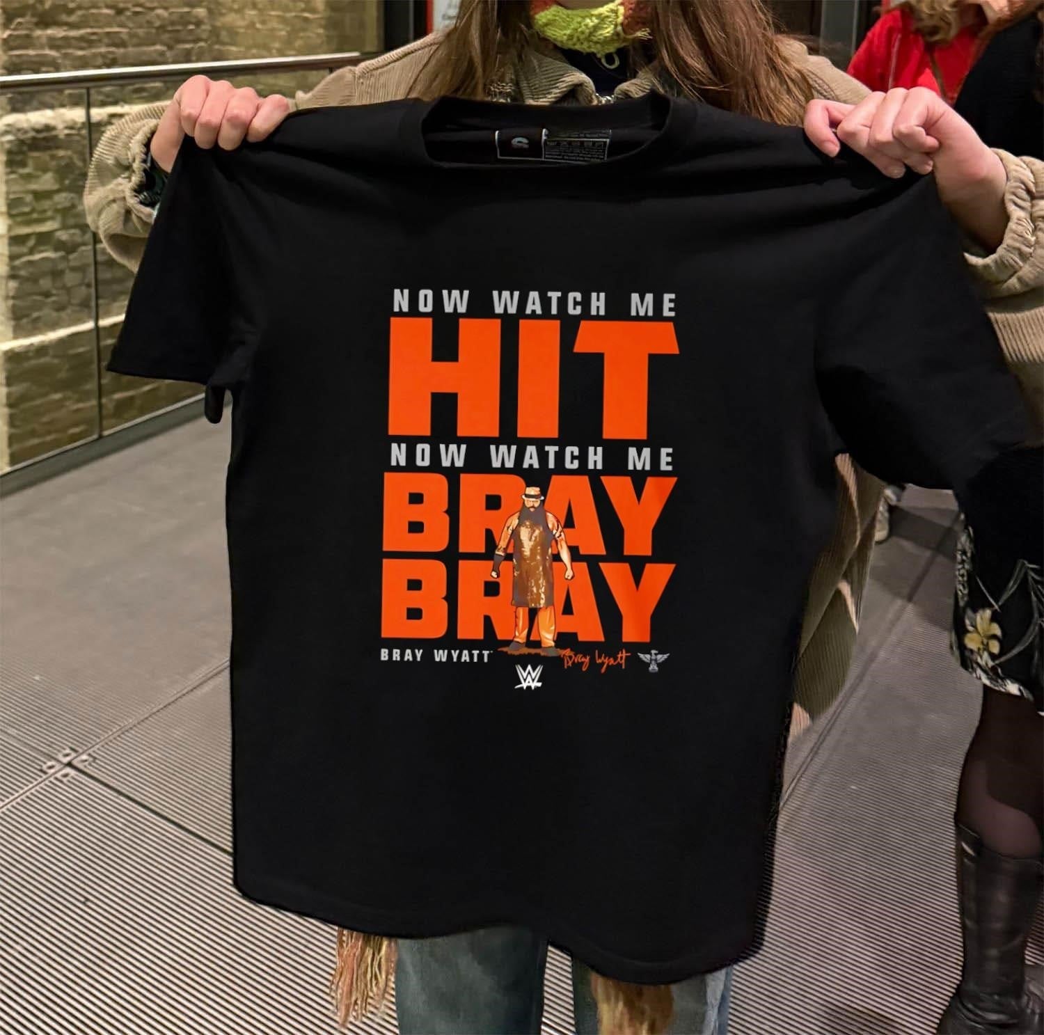 Now Watch Me Hit Bray Wyatt graphic portrait - Adult & Kids T-Shirts, Sweatshirts & Hoodies apparel design preview 2