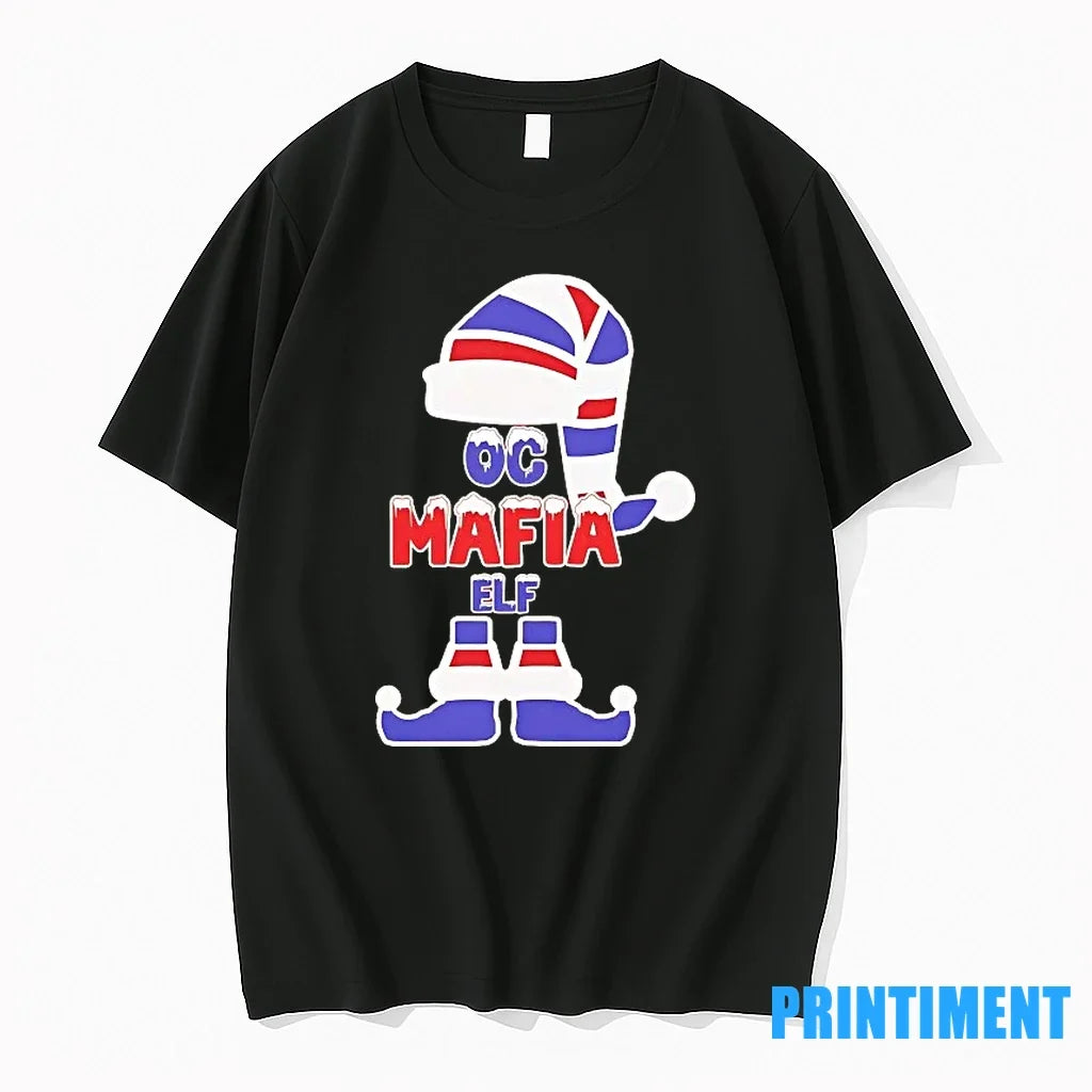 Oc Mafia Elf Bills Backers Christmas Sweater - Adult & Kids T-Shirts, Sweatshirts & Hoodies apparel design preview 1