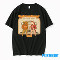 Ou Vs Texas Bevo Sooner Cartoon Red River Rivalry - Adult & Kids T-Shirts, Sweatshirts & Hoodies apparel design preview 1