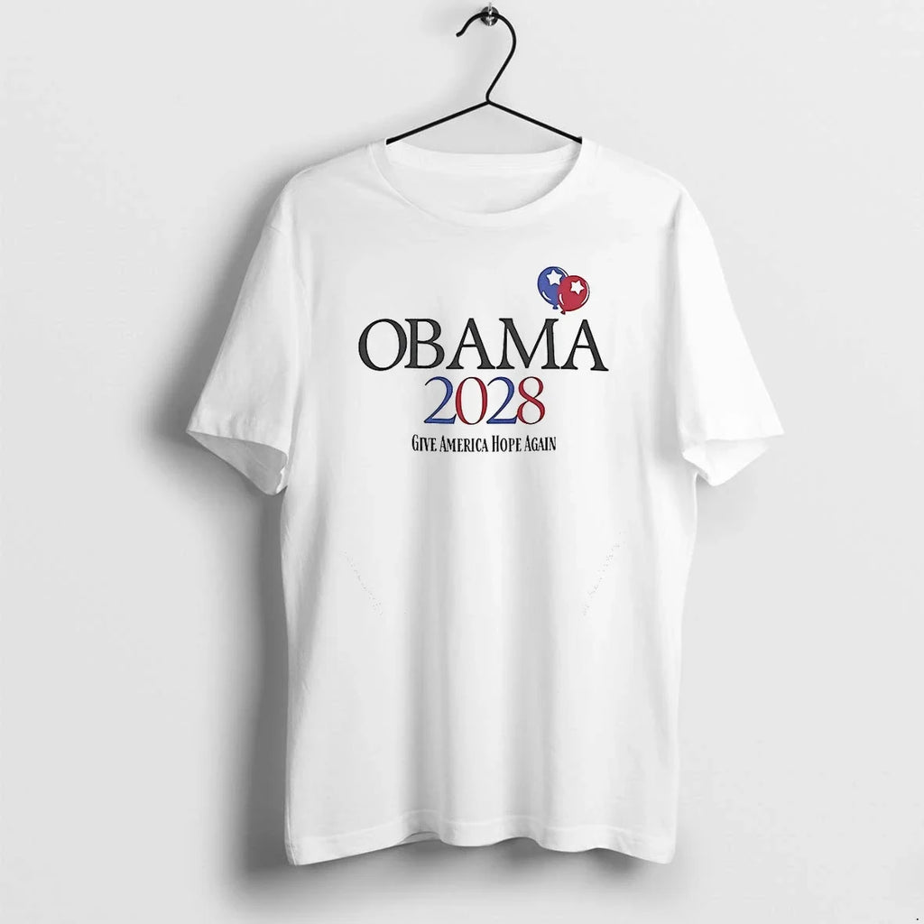 Obama 2028 Give America Hope Again Sweater - Adult & Kids T-Shirts, Sweatshirts & Hoodies apparel design preview 1