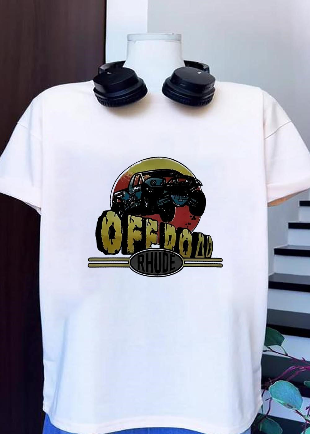 Off Road Rhude Monster Truck Sunset - Adult & Kids T-Shirts, Sweatshirts & Hoodies apparel design preview 1