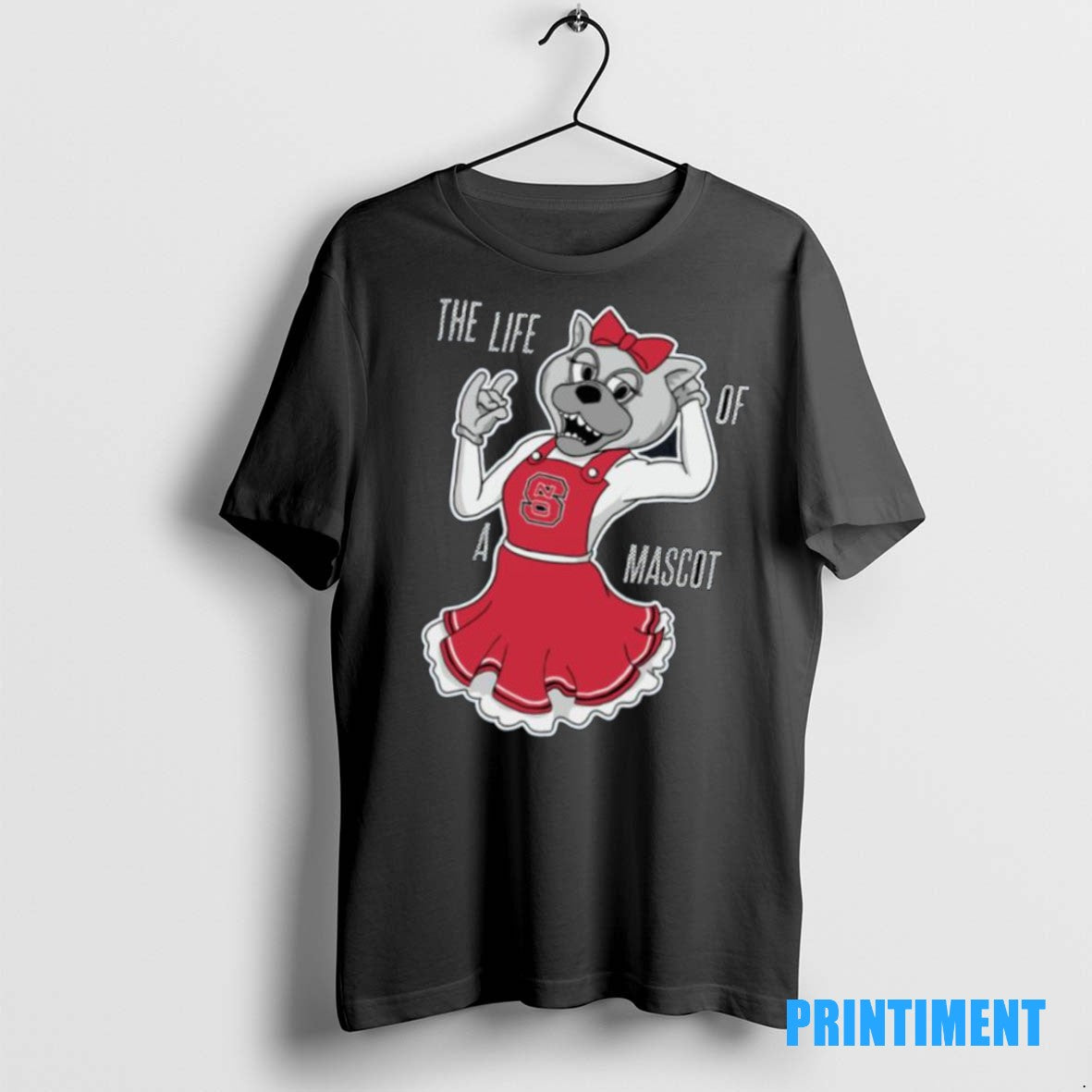 Official Nc State Wolfpack The Life Of A Mascot T - Adult & Kids T-Shirts, Sweatshirts & Hoodies apparel design preview 1