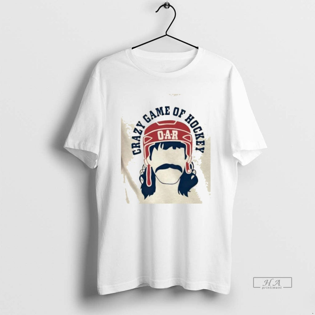 Official Trendy 2025 O A R Crazy Game Of Hockey - Adult & Kids T-Shirts, Sweatshirts & Hoodies apparel design preview 1
