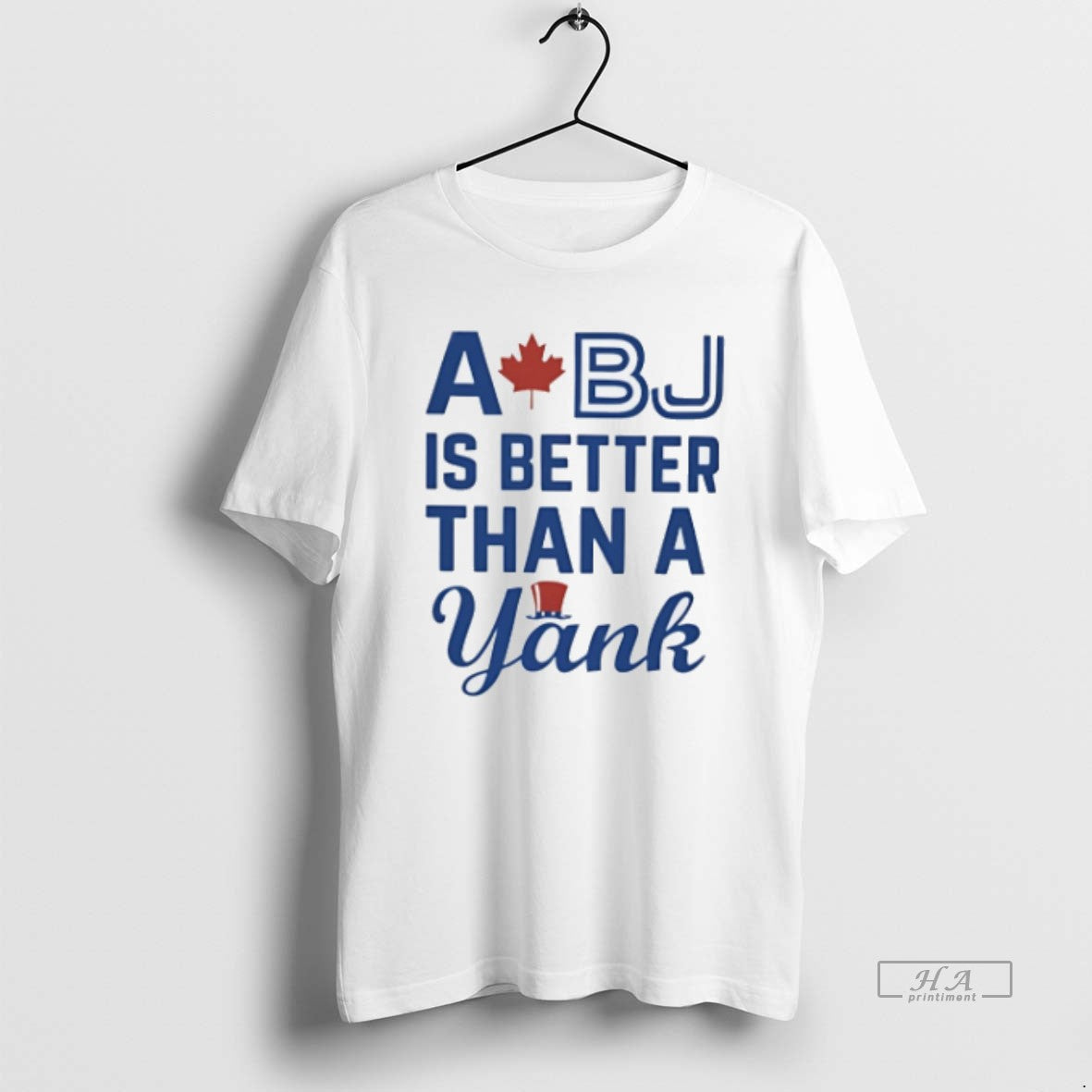Official Trendy A Bj Is Better Than Yank Toronto Blue - Adult & Kids T-Shirts, Sweatshirts & Hoodies apparel design preview 1