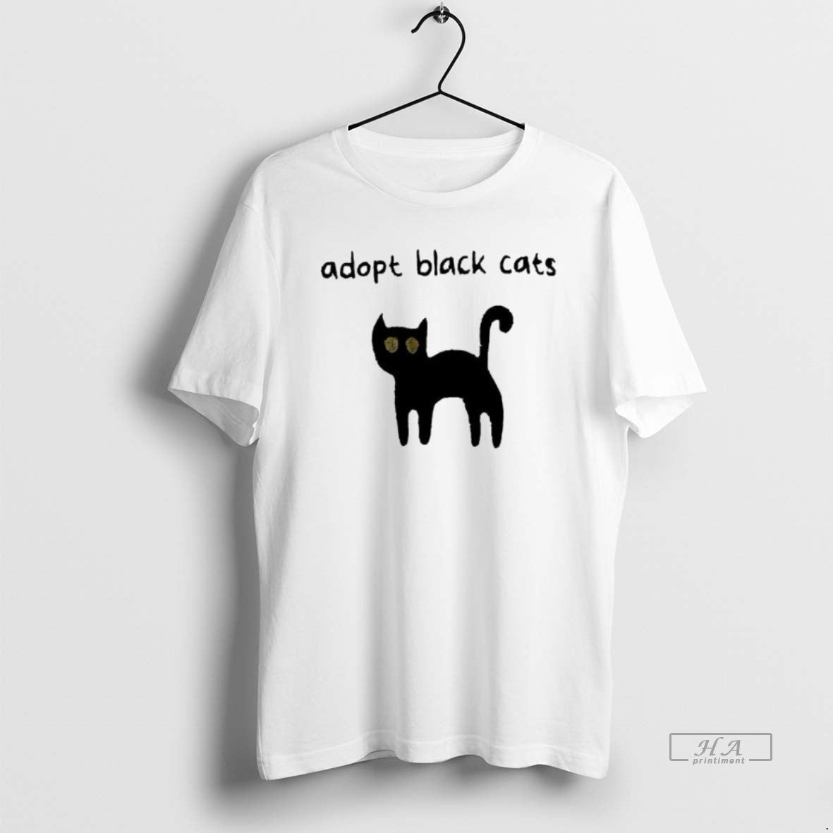 Official Trendy Adopt Black Cats - Adult & Kids T-Shirts, Sweatshirts & Hoodies apparel design preview 1