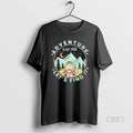 Official Trendy Adventure Is Out There Retro Travel - Adult & Kids T-Shirts, Sweatshirts & Hoodies apparel design preview 1