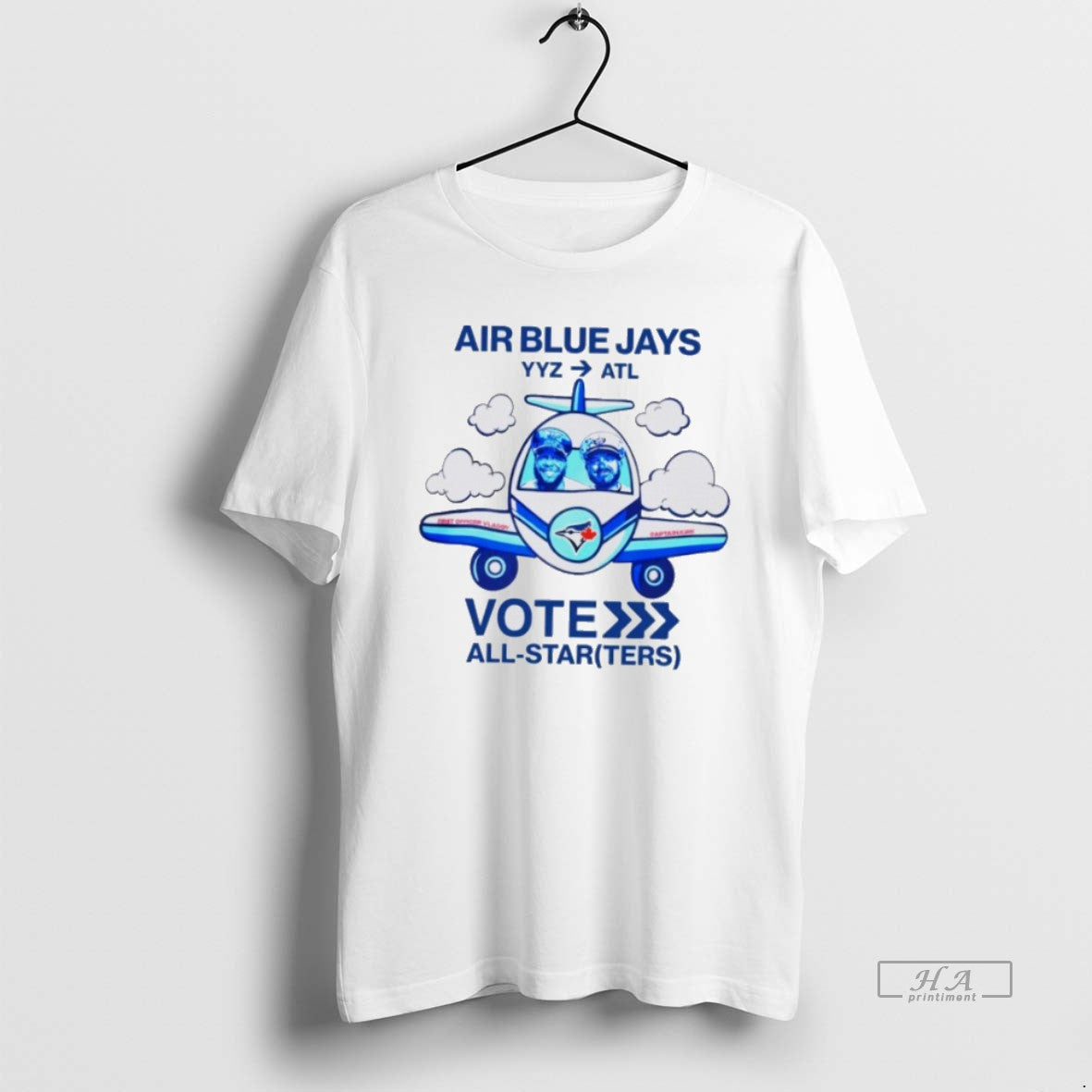 Official Trendy Air Blue Jays Yyz Atl Bote All Star - Adult & Kids T-Shirts, Sweatshirts & Hoodies apparel design preview 1