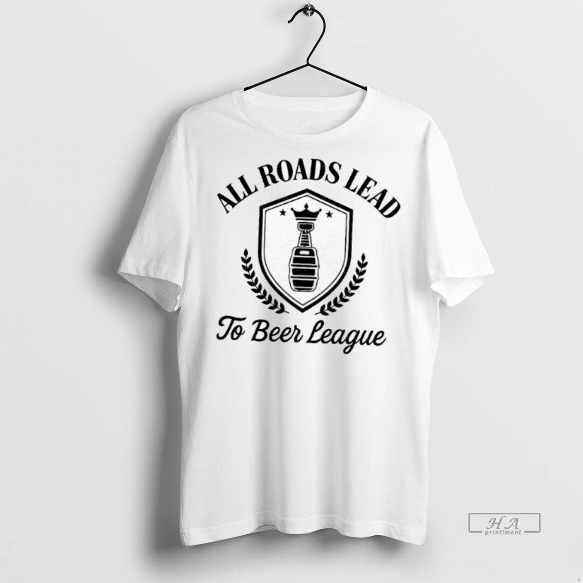 Official Trendy All Roads Lead To Beer League Sweater - Adult & Kids T-Shirts, Sweatshirts & Hoodies apparel design preview 1