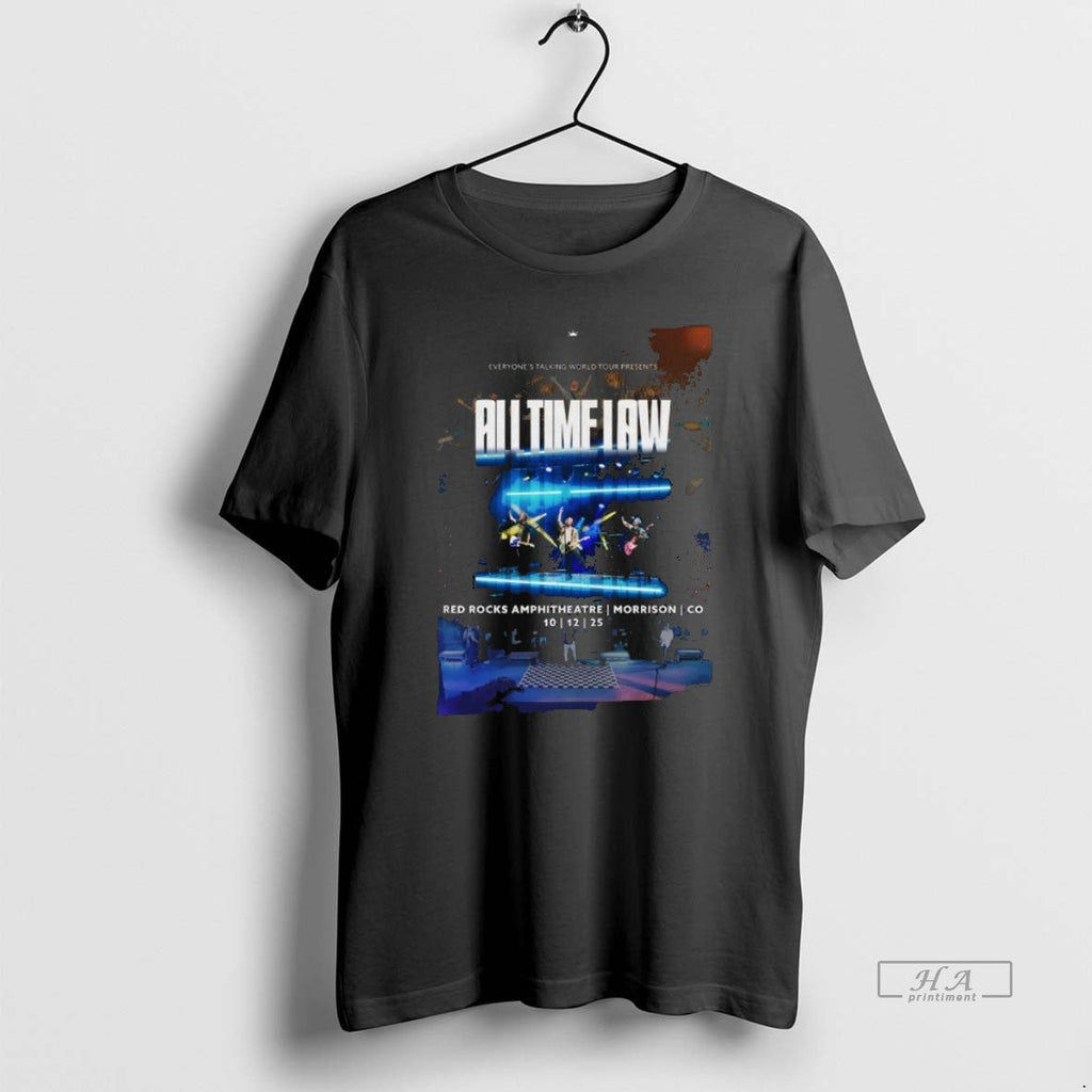 Official Trendy All Time Low Red Rocks Amphitheatre - Adult & Kids T-Shirts, Sweatshirts & Hoodies apparel design preview 1