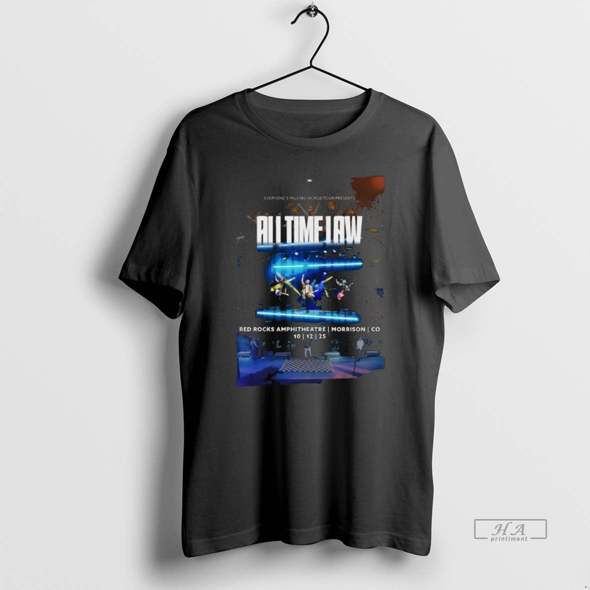Official Trendy All Time Low Red Rocks Amphitheatre - Adult & Kids T-Shirts, Sweatshirts & Hoodies apparel design preview 1