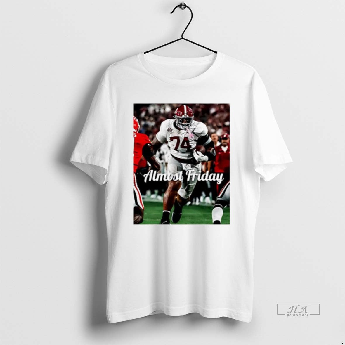Official Trendy Almost Friday Bama Big Fella Graphic - Adult & Kids T-Shirts, Sweatshirts & Hoodies apparel design preview 1