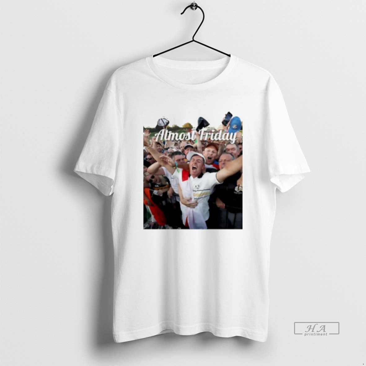 Official Trendy Almost Friday Rory Mcilroy Ryder Cup - Adult & Kids T-Shirts, Sweatshirts & Hoodies apparel design preview 1