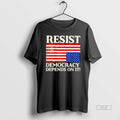 Official Trendy American Upside Down Flag Resist - Adult & Kids T-Shirts, Sweatshirts & Hoodies apparel design preview 1