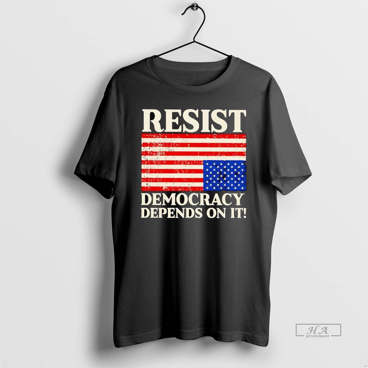 Official Trendy American Upside Down Flag Resist - Adult & Kids T-Shirts, Sweatshirts & Hoodies apparel design preview 1