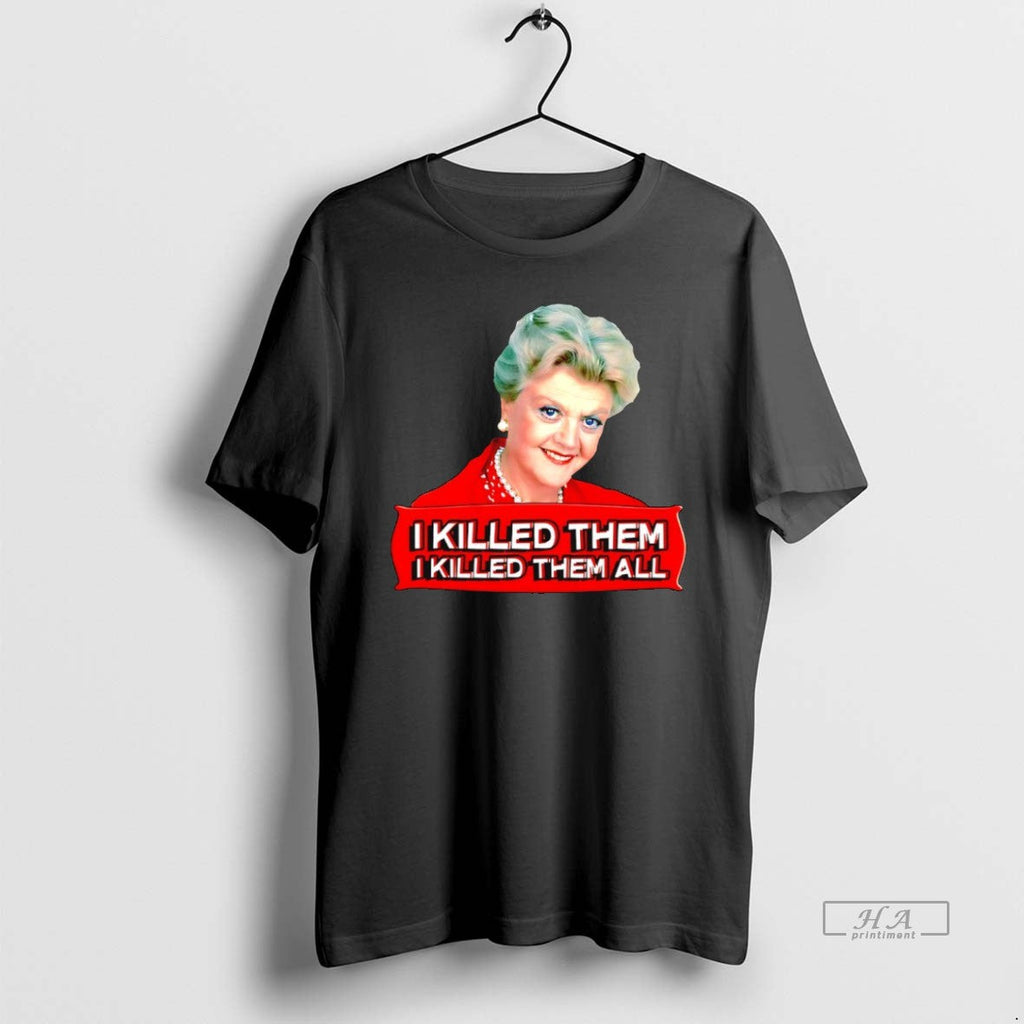 Official Trendy Angela Lansbury I Killed Them All - Adult & Kids T-Shirts, Sweatshirts & Hoodies apparel design preview 1