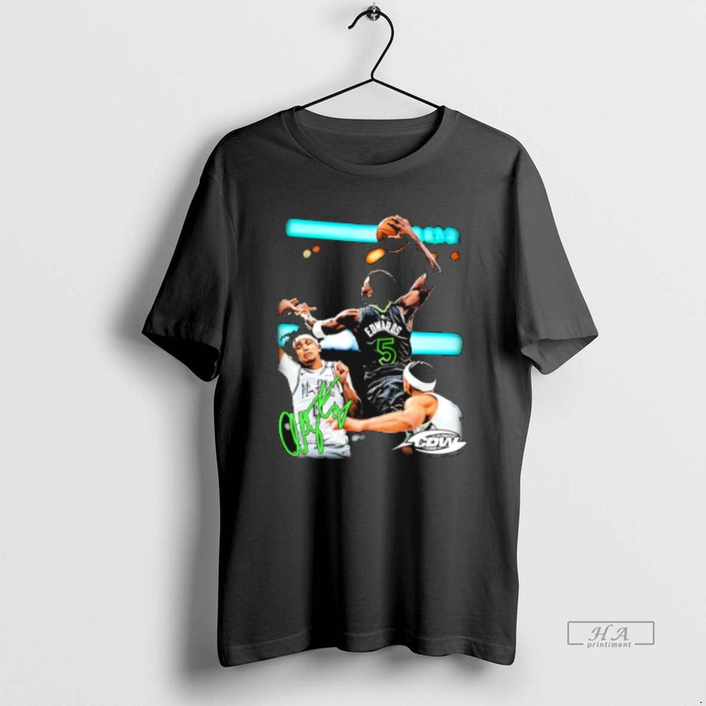 Official Trendy Anthony Edwards Throwing Ball - Adult & Kids T-Shirts, Sweatshirts & Hoodies apparel design preview 1