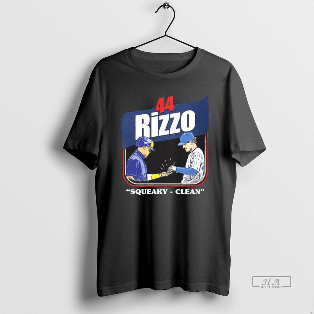 Official Trendy Anthony Rizzo 44 Squeaky Clean New - Adult & Kids T-Shirts, Sweatshirts & Hoodies apparel design preview 1