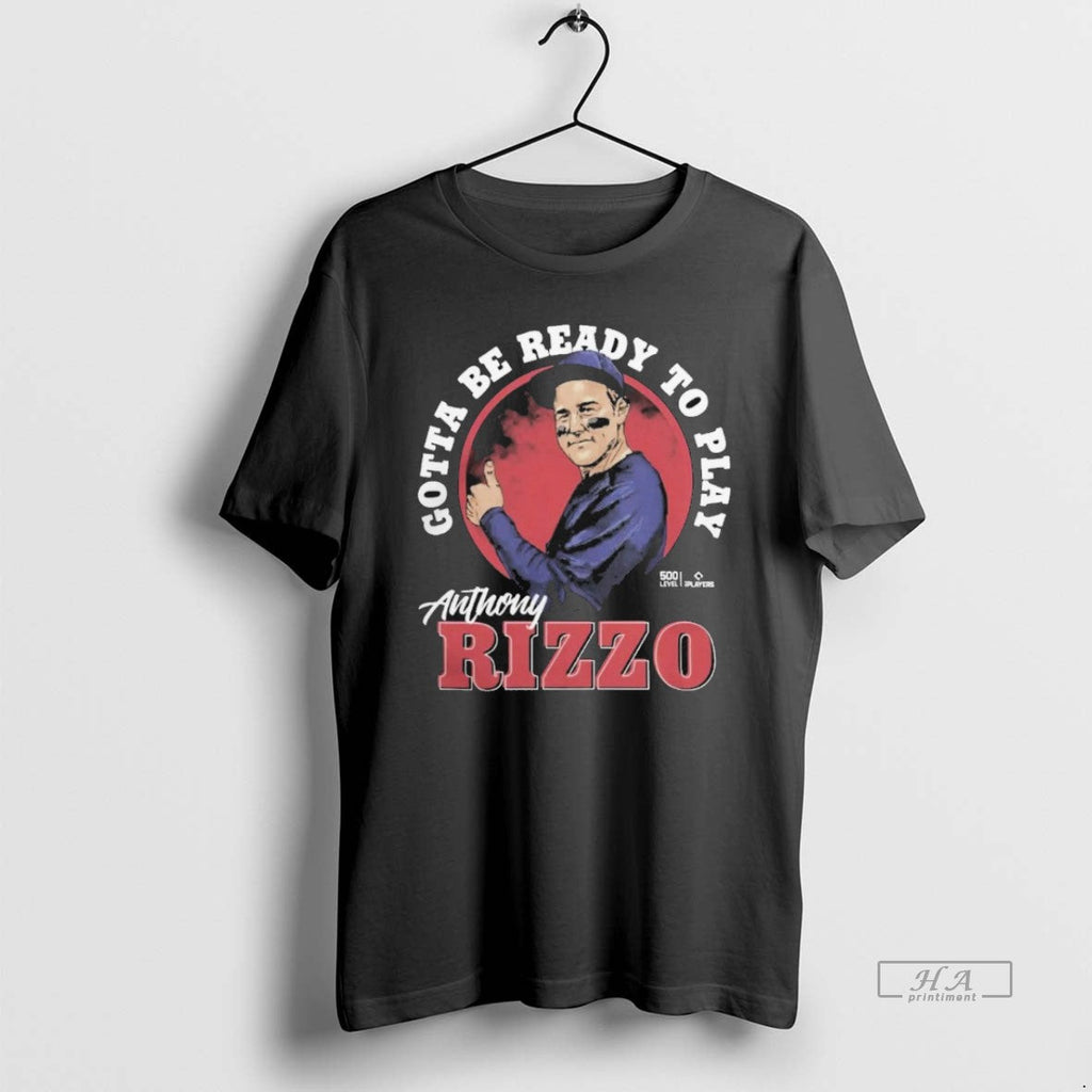 Official Trendy Anthony Rizzo Chicago Cubs Ready To - Adult & Kids T-Shirts, Sweatshirts & Hoodies apparel design preview 1
