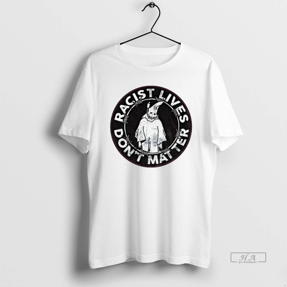 Official Trendy Antifa Antifascist Racist Lives Dont - Adult & Kids T-Shirts, Sweatshirts & Hoodies apparel design preview 1