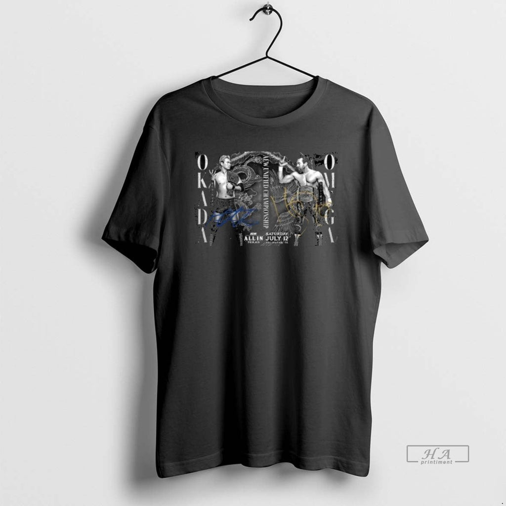 Official Trendy Autographed Matchup Monday Kazuchika - Adult & Kids T-Shirts, Sweatshirts & Hoodies apparel design preview 1