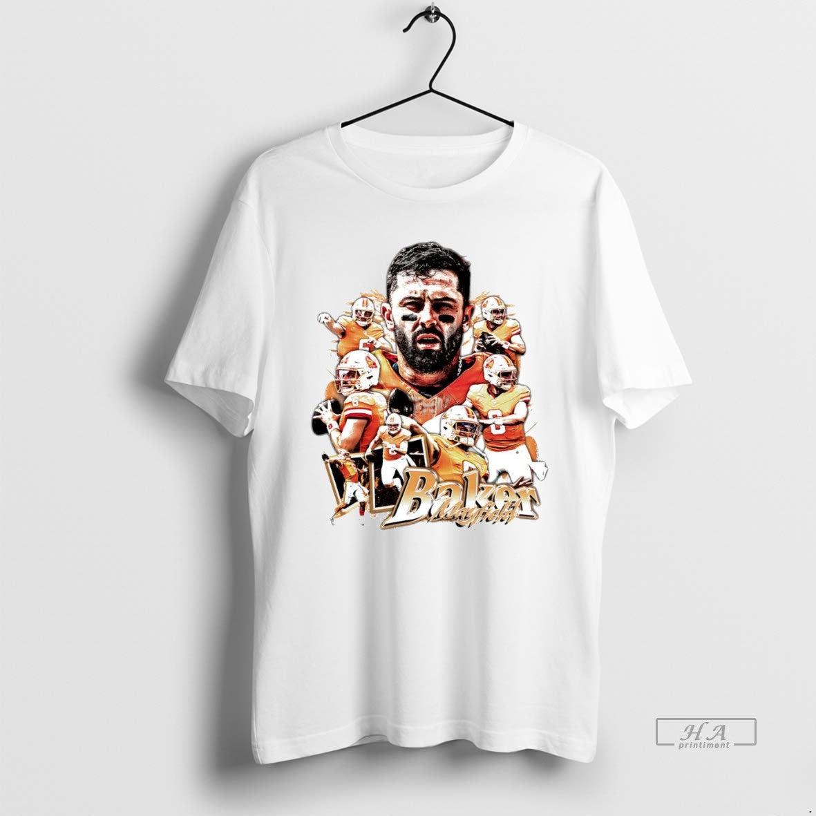 Official Trendy Baker Mayfield Picture Collage Tampa - Adult & Kids T-Shirts, Sweatshirts & Hoodies apparel design preview 1