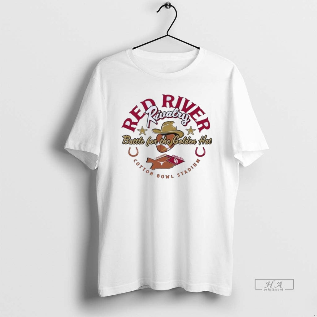 Official Trendy Battle For The Golden Hat Red River - Adult & Kids T-Shirts, Sweatshirts & Hoodies apparel design preview 1
