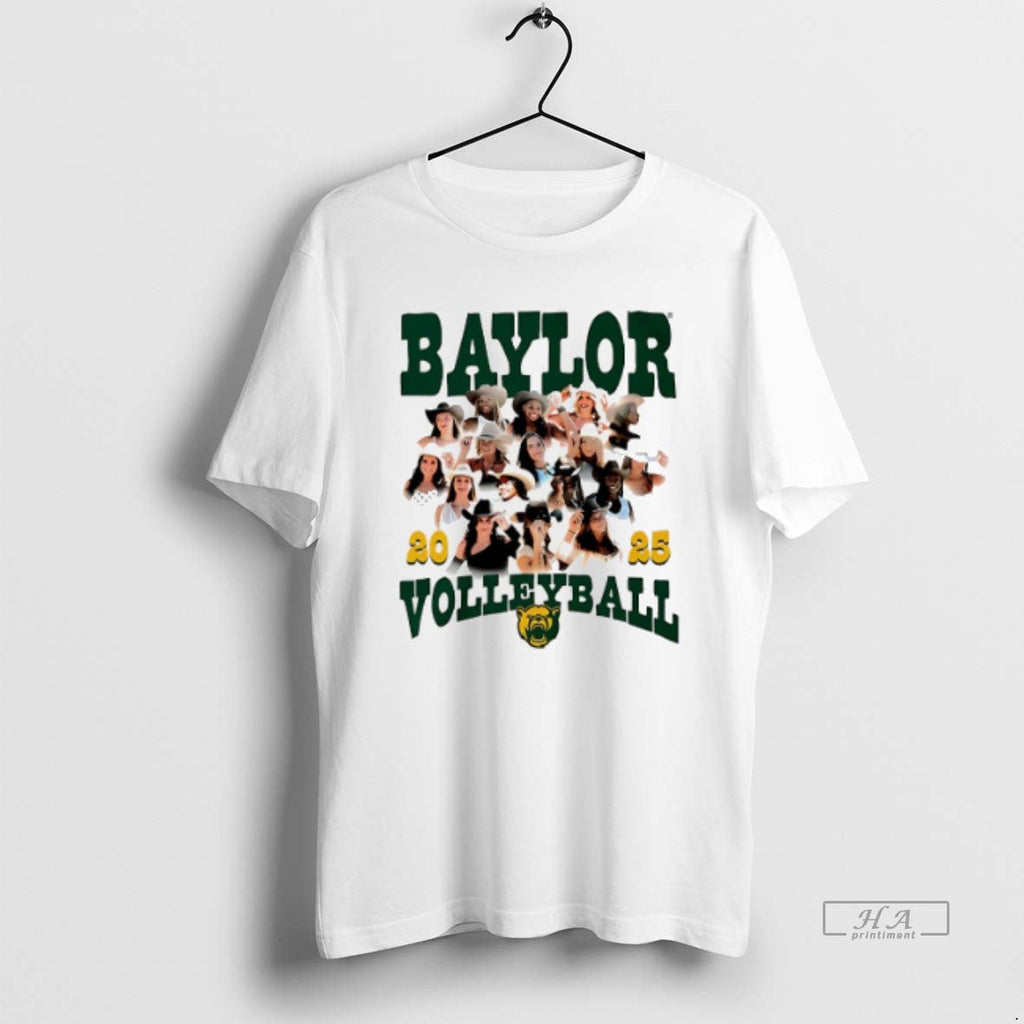Official Trendy Baylor Womens Volleyball Team Collage - Adult & Kids T-Shirts, Sweatshirts & Hoodies apparel design preview 1