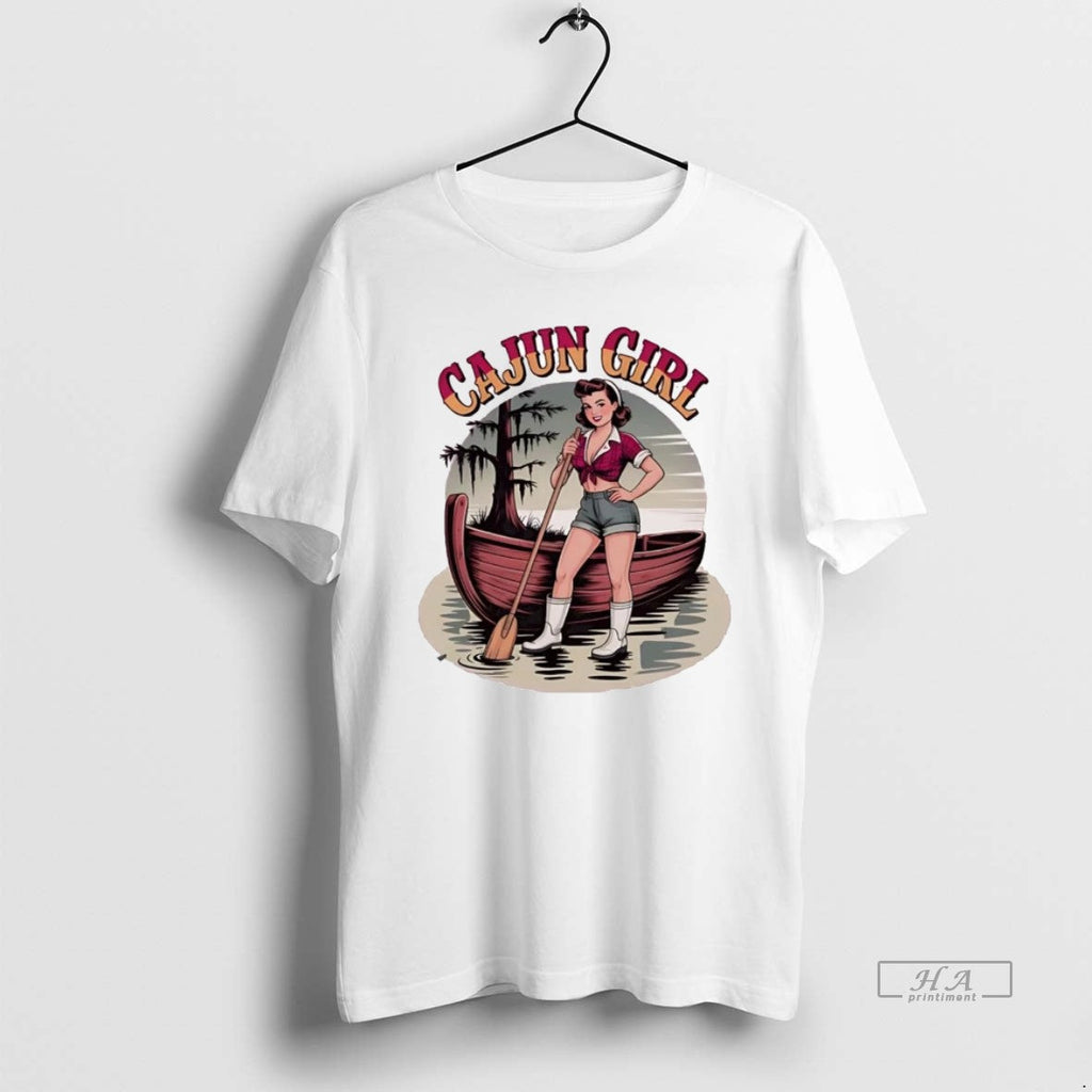 Official Trendy Bayou Cajun Girl Pinup - Adult & Kids T-Shirts, Sweatshirts & Hoodies apparel design preview 1