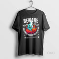 Official Trendy Beware Halloween Scares Pumpkins - Adult & Kids T-Shirts, Sweatshirts & Hoodies apparel design preview 1