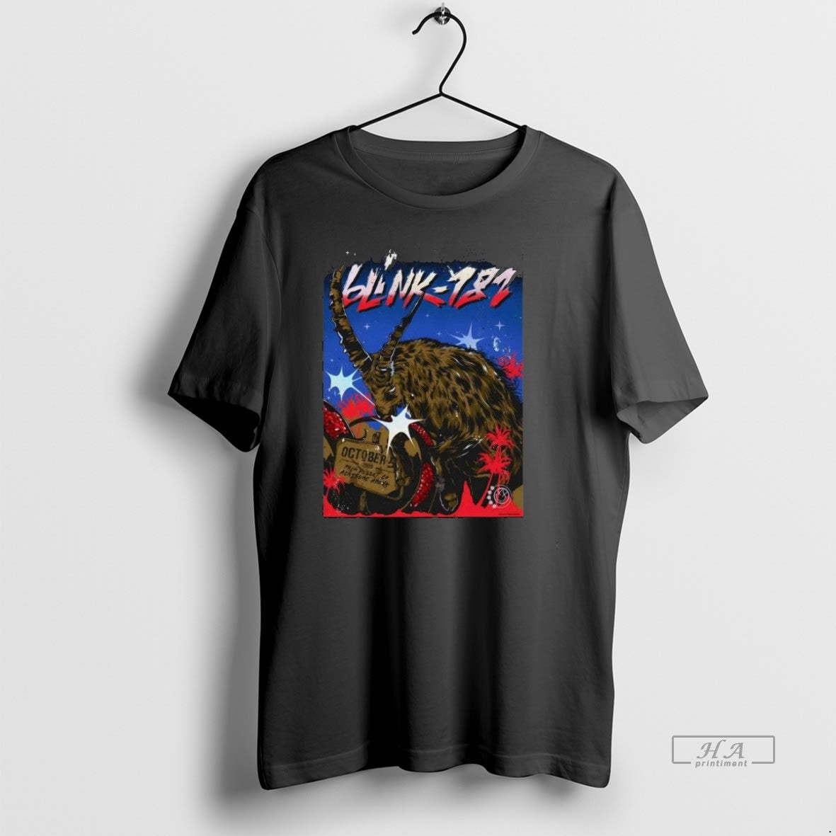 Official Trendy Blink 182 October 5 2025 Palm Desert - Adult & Kids T-Shirts, Sweatshirts & Hoodies apparel design preview 1