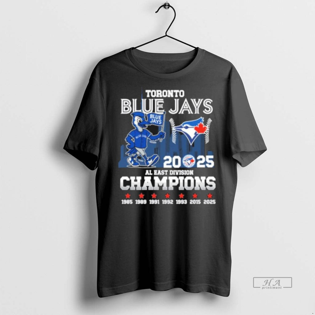 Official Trendy Blue Jays Mascot Parade Al East - Adult & Kids T-Shirts, Sweatshirts & Hoodies apparel design preview 1