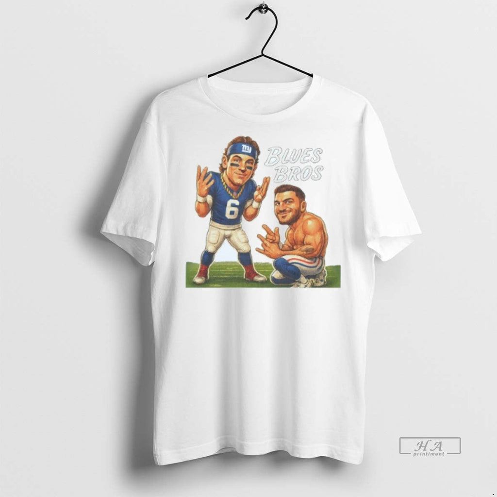 Official Trendy Blues Bros Jaxson Dart And Cam - Adult & Kids T-Shirts, Sweatshirts & Hoodies apparel design preview 1