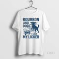 Official Trendy Bourbon And Dogs I Love My Licker - Adult & Kids T-Shirts, Sweatshirts & Hoodies apparel design preview 1