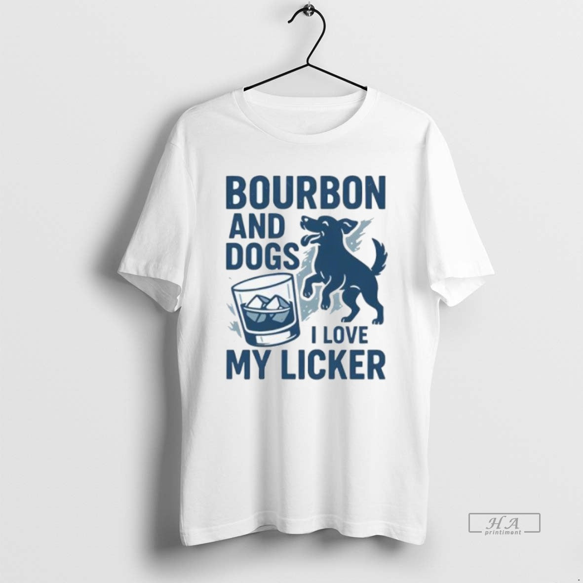 Official Trendy Bourbon And Dogs I Love My Licker - Adult & Kids T-Shirts, Sweatshirts & Hoodies apparel design preview 1